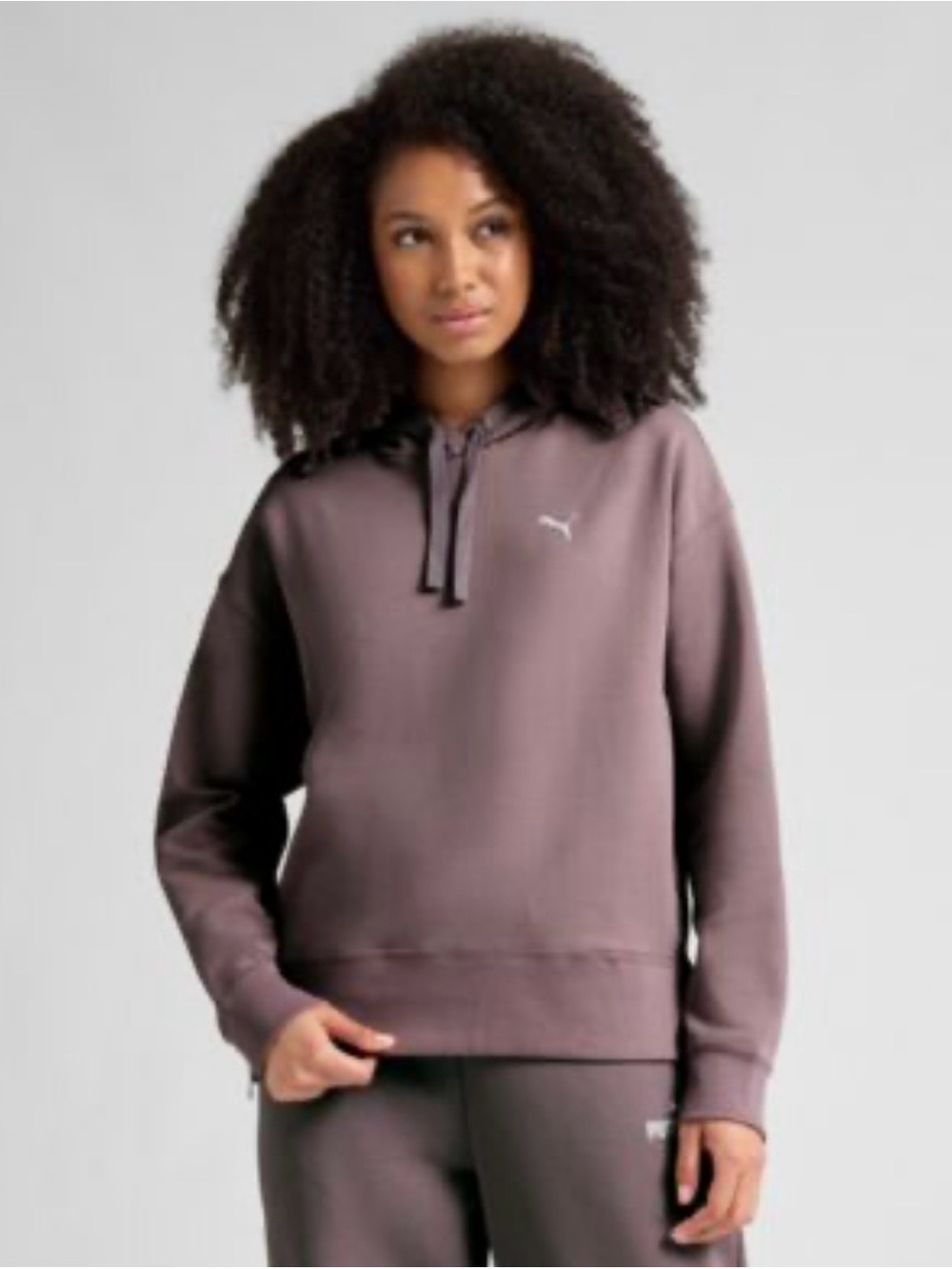 Puma Mauve Pullover Hoodie with Logo